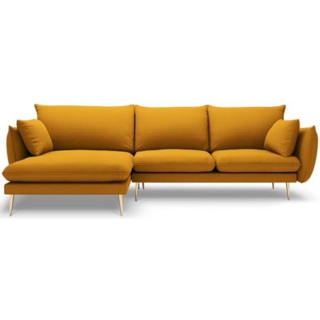 5-seater corner sofa. Elio 251/170 in textured fabric + Milo Casa