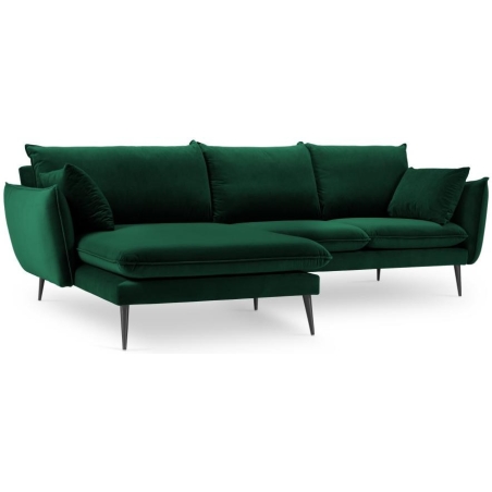 5-seater sofa bed. Elio 251/170 in velvet fabric Milo Casa