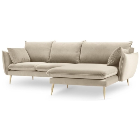 5-seater sofa bed. Elio 251/170 in velvet fabric Milo Casa