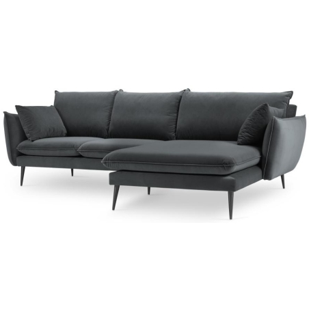 5-seater sofa bed. Elio 251/170 in velvet fabric Milo Casa