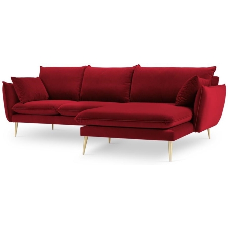 5-seater sofa bed. Elio 251/170 in velvet fabric Milo Casa