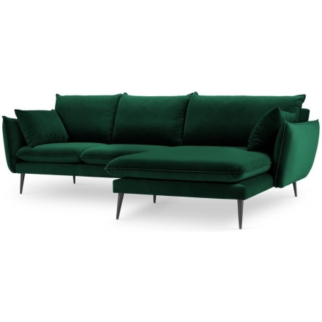 5-seater sofa bed. Elio 251/170 in velvet fabric Milo Casa