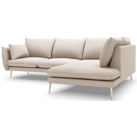 5-seater sofa bed. Elio 251/185 in Milo Casa structural fabric