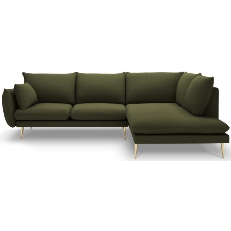 5-seater sofa bed. Elio 251/185 in Milo Casa structural fabric