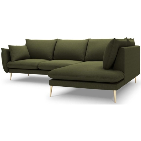 5-seater sofa bed. Elio 251/185 in Milo Casa structural fabric