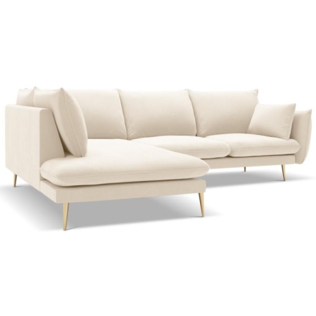 5-seater sofa bed. Elio 251/185 in Milo Casa velvet fabric
