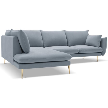 5-seater sofa bed. Elio 251/185 in Milo Casa velvet fabric