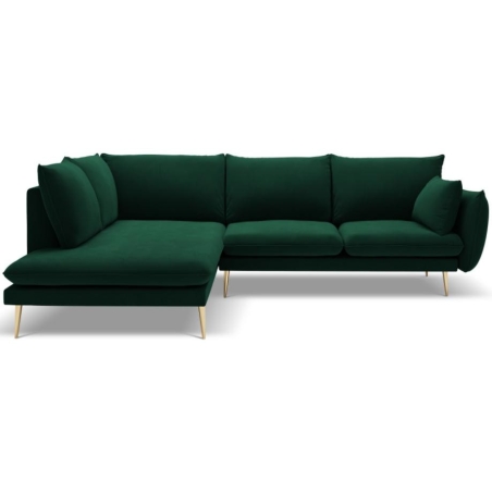 5-seater sofa bed. Elio 251/185 in Milo Casa velvet fabric