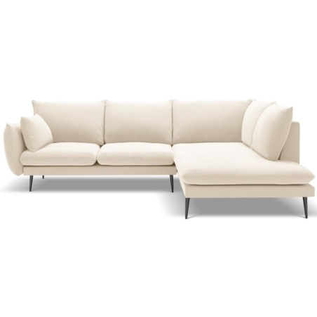 5-seater sofa bed. Elio 251/185 in Milo Casa velvet fabric