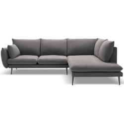 Corner side: Rights Kolor tapicerki: shades of grey Colours of the Milo Casa feet: Black Aksamite: Light Grey Blu13 