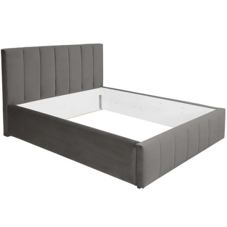 Łóżko Allos 180cm Bluvel 14 Grey Black Red White (meble tapicerowane)