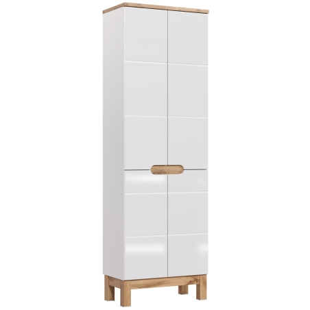 4D high cabinet 60cm Bali White COMAD