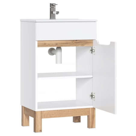 Szafka pod umywalkę 50 cm Bali White COMAD