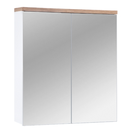Cabinet with 2D mirror 60cm Bali White COMAD