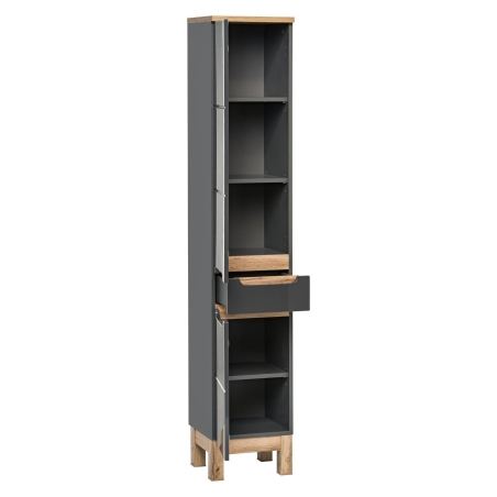 Bali Tall Cabinet Graphite 2D1S COMAD