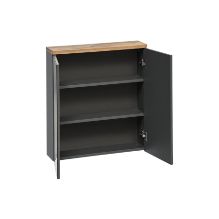 Szafka z lustrem Bali Grafit 2D - 60cm COMAD