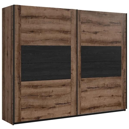 Sliding wardrobe Kassel SZF/270 Black Red White