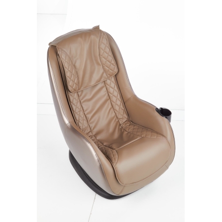 Lounge armchair Dopio with massage function beige Halmar