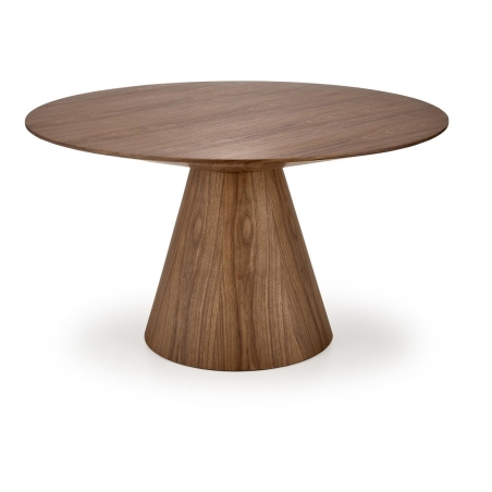 Henderson round walnut table Halmar