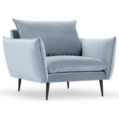 colour - blues and grenades, Colours of the Milo Casa feet - Black, Milo Casa colour scheme Velvet - Light Blue Blu06