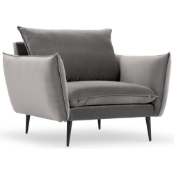 Kolor tapicerki: shades of grey Colours of the Milo Casa feet: Black Aksamite: Light Grey Blu13 