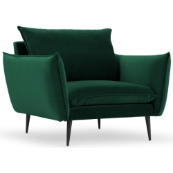 Kolor tapicerki: shades of green Colours of the Milo Casa feet: Black Aksamite: Bottle Green Blu78 