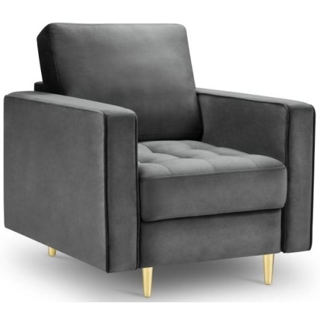 colour - shades of grey, Milo Casa velour - Dark Grey