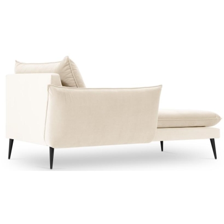 Elio chaise longue in velvet fabric by Milo Casa