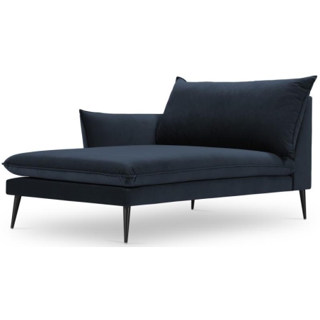 Kolor tapicerki: niebieski i granaty Kolorystyka nóżek Milo Casa: Czarne Aksamit: Ciemny Niebieski Blu89 