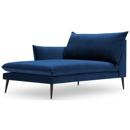 Kolor tapicerki: niebieski i granaty Kolorystyka nóżek Milo Casa: Czarne Aksamit: Królewski Niebieski Blu86 