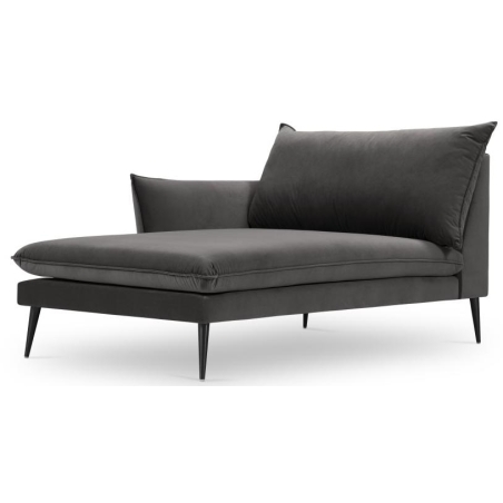 Kolor tapicerki: odcienie szarego Kolorystyka nóżek Milo Casa: Czarne Aksamit: Ciemny Szary Blu18 