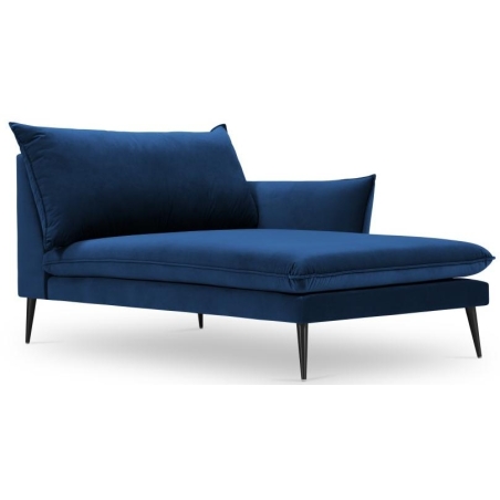 Kolor tapicerki: niebieski i granaty Kolorystyka nóżek Milo Casa: Czarne Aksamit: Królewski Niebieski Blu86 