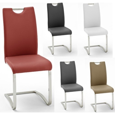 Koeln Chair Extra-leather CZ/BR/SZ/BI/CAP MC Accent