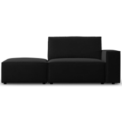 Corner side: Left Kolor tapicerki: shades of black Aksamite: Black Blu19 