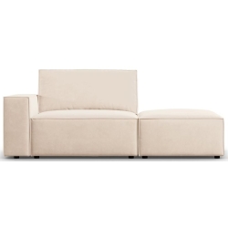 Corner side: Rights Kolor tapicerki: shades of beige Aksamite: Light Beige Blu22 
