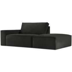 Corner side: Rights Kolor tapicerki: shades of black Sztruks: Black Fjo19 