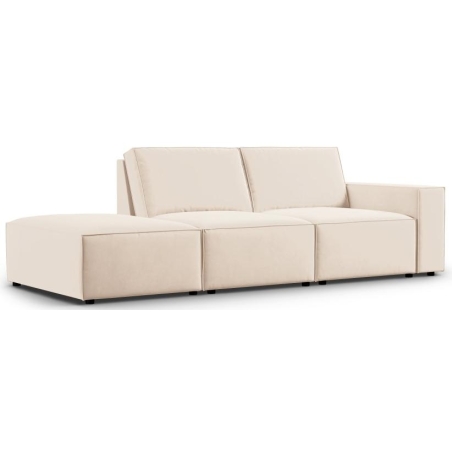 Carlo 3-seater sofa 255/102 in Milo Casa velvet fabric