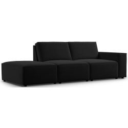 Corner side: Left Kolor tapicerki: shades of black Aksamite: Black Blu19 