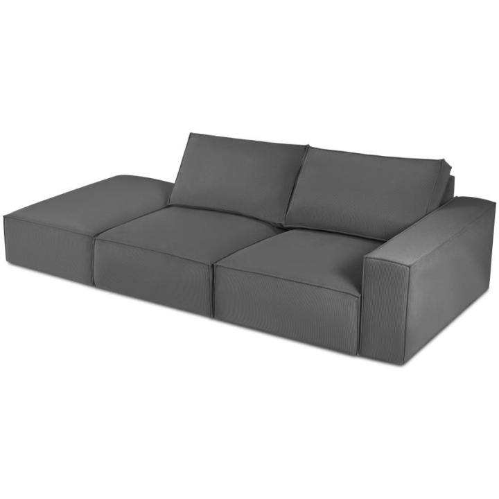 Sofa Carlo 3 os. 255/102 w sztruksowej tkaninie producenta Milo Casa.