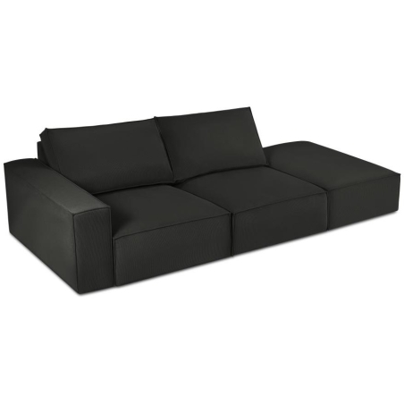 Carlo 3-seater sofa 255/102 in Milo Casa corduroy fabric