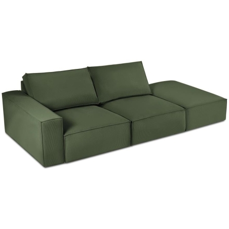 Carlo 3-seater sofa 255/102 in Milo Casa corduroy fabric