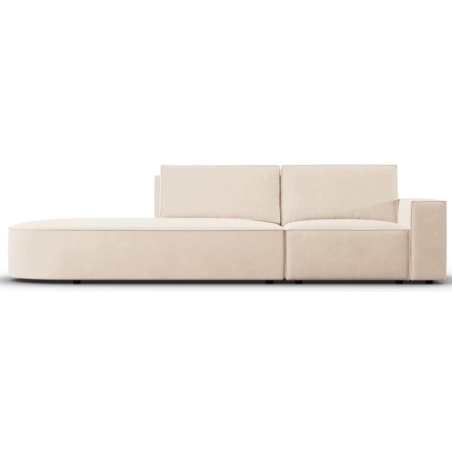 Sofa 3 os. Carlo 263/102 zaokrąglona w aksamitnej tkaninie Milo Casa