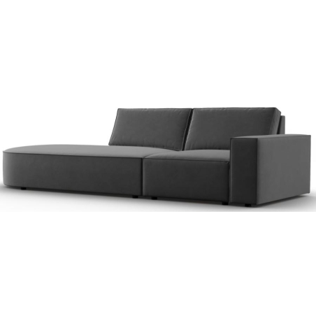 Carlo 3-seater sofa 263/102 rounded in Milo Casa velvet fabric