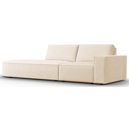 Carlo 3-seater sofa 263/102 rounded in Milo Casa corduroy fabric
