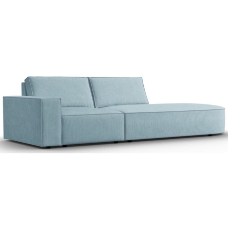 Strona narożnika - Prawa, kolor - niebieski i granaty, Milo Casa Sztruks - Jasny Niebieski Fjo83