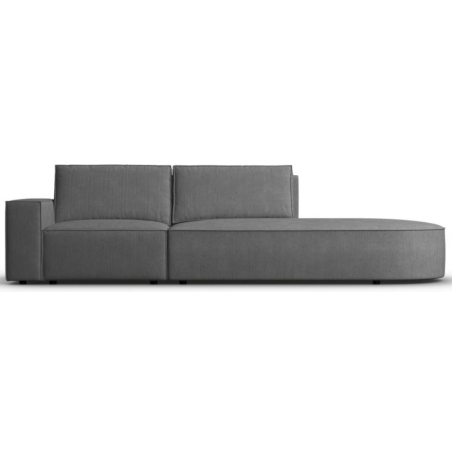 Carlo 3-seater sofa 263/102 rounded in Milo Casa corduroy fabric