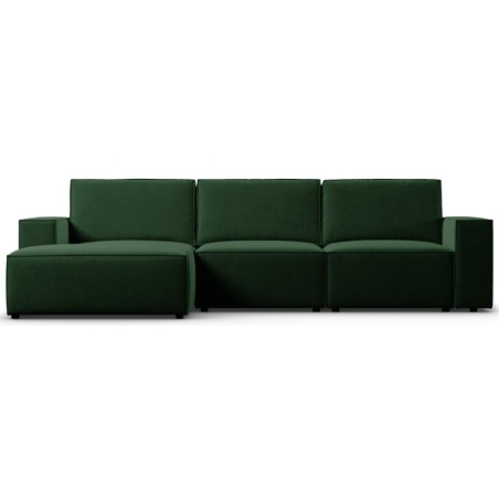 Sofa narożna 4 os. Carlo w aksamitnej tkaninie Milo Casa