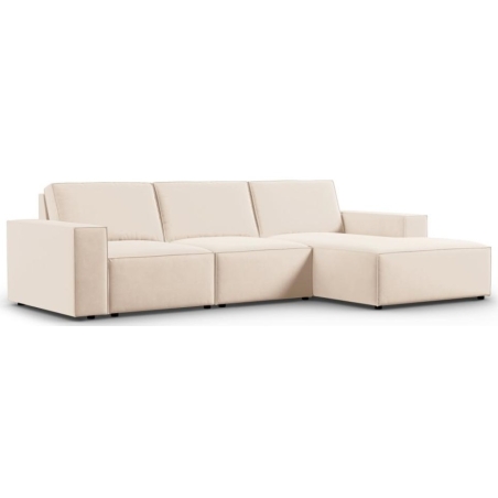 Corner side - Rights, colour - shades of beige, Milo Casa colour scheme Velvet - Light Beige Blu22