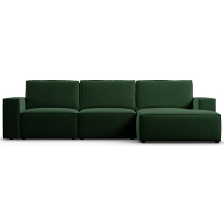 Sofa narożna 4 os. Carlo w aksamitnej tkaninie Milo Casa