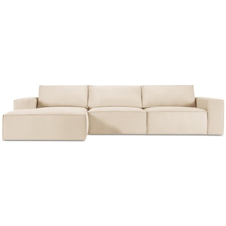 Carlo 4-seater corner sofa in Milo Casa corduroy fabric